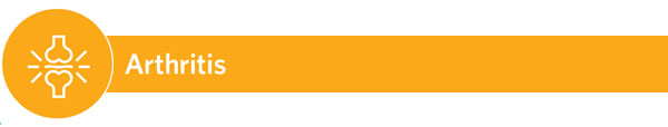 Arthritis - icon with orange banner