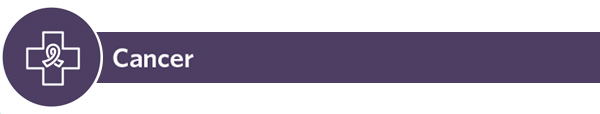 Cancer - icon with dark purple banner