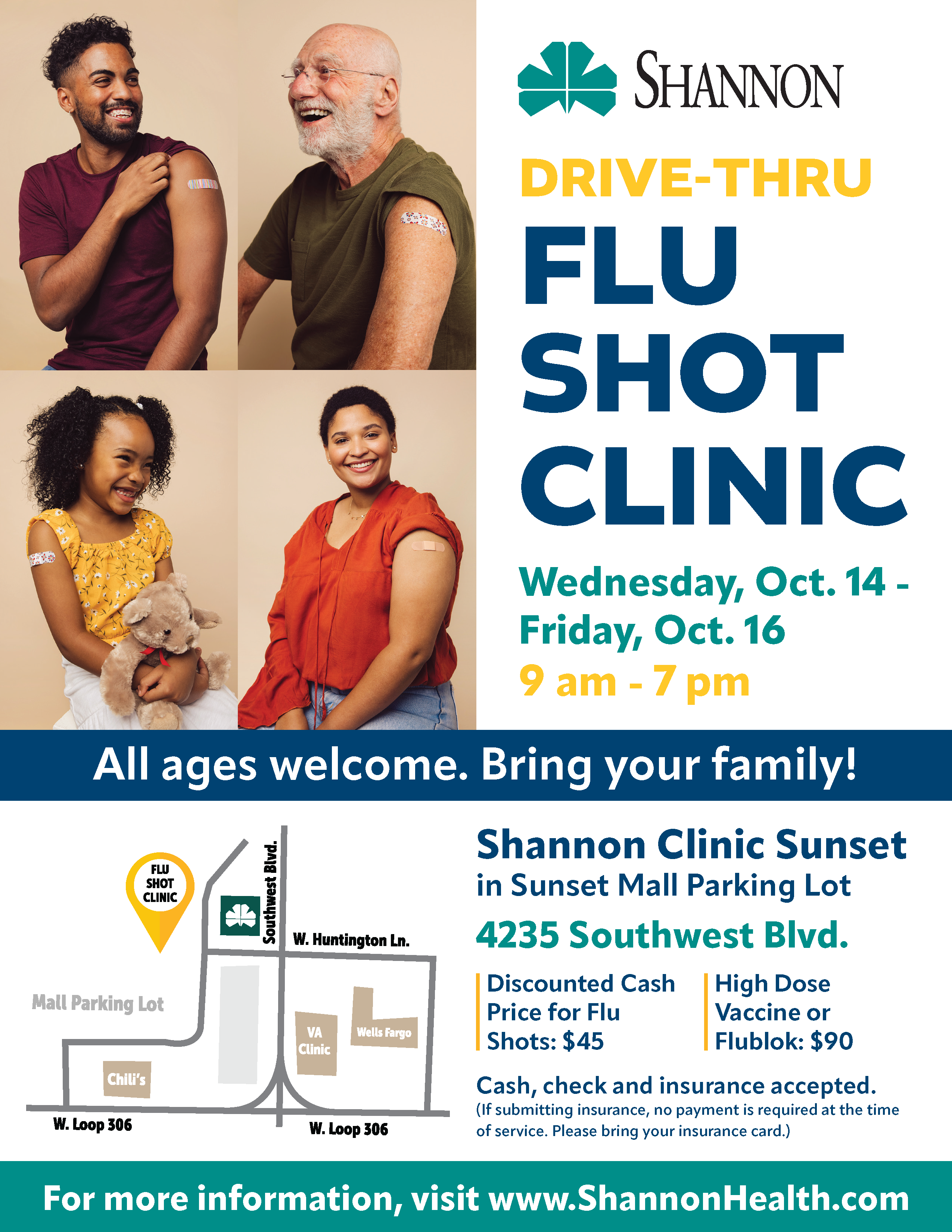 Shannon Flu Shot Clinic Flyer