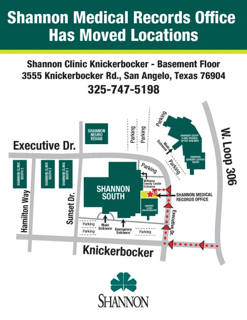 Shannon Medical Map